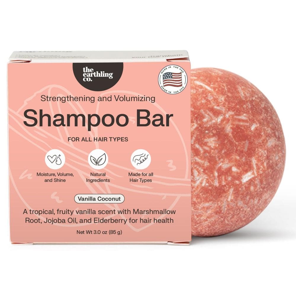 Barra de xampu The Earthling Co. Promova o crescimento do cabelo 90mL