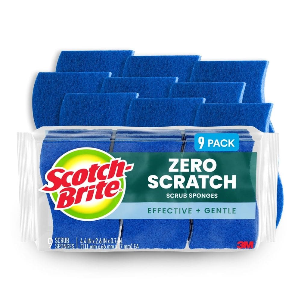 Esponja de limpeza Scotch-Brite Zero Scratch 9 Esponjas de cozinha