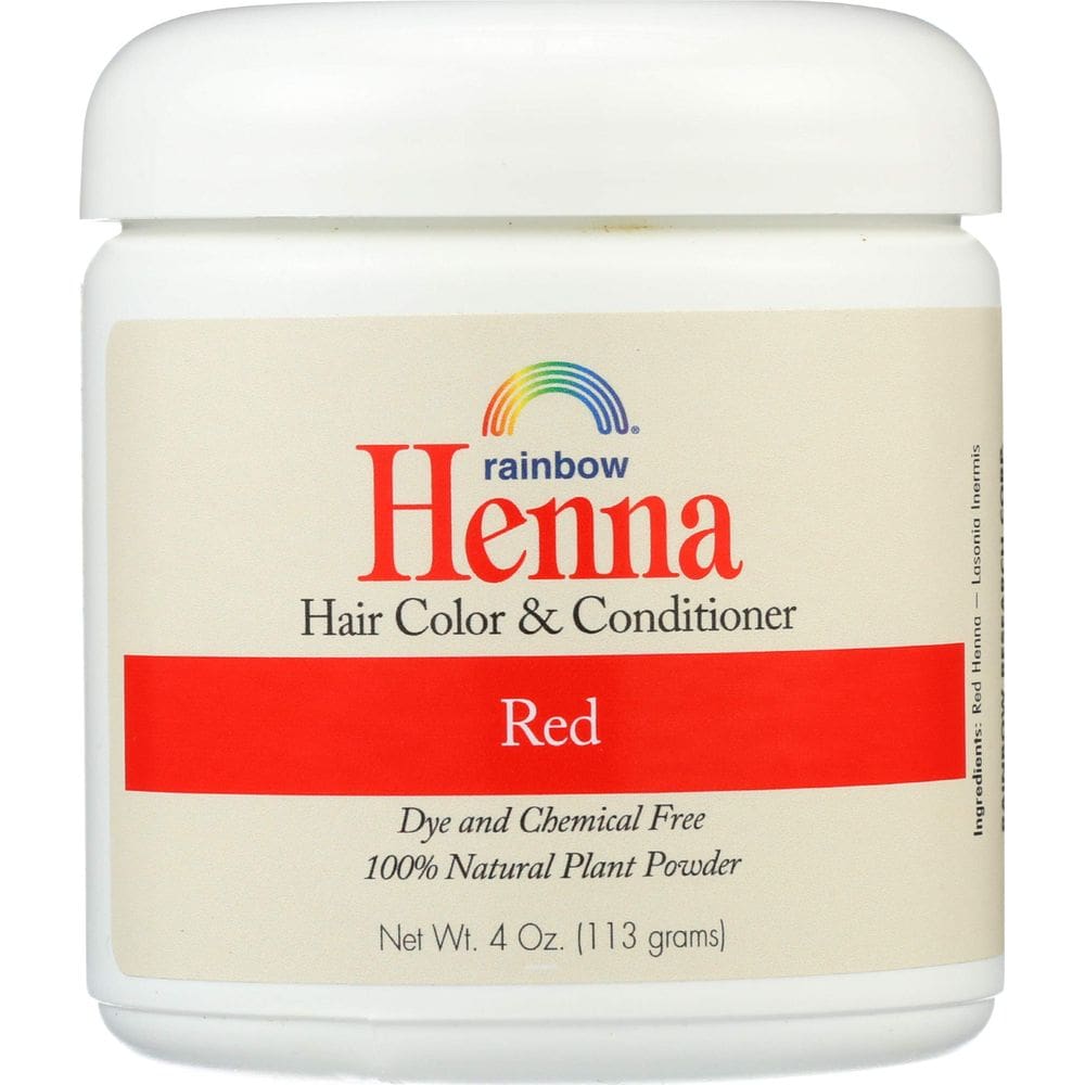 Cor e condicionador de cabelo Henna Rainbow Research Persian Red