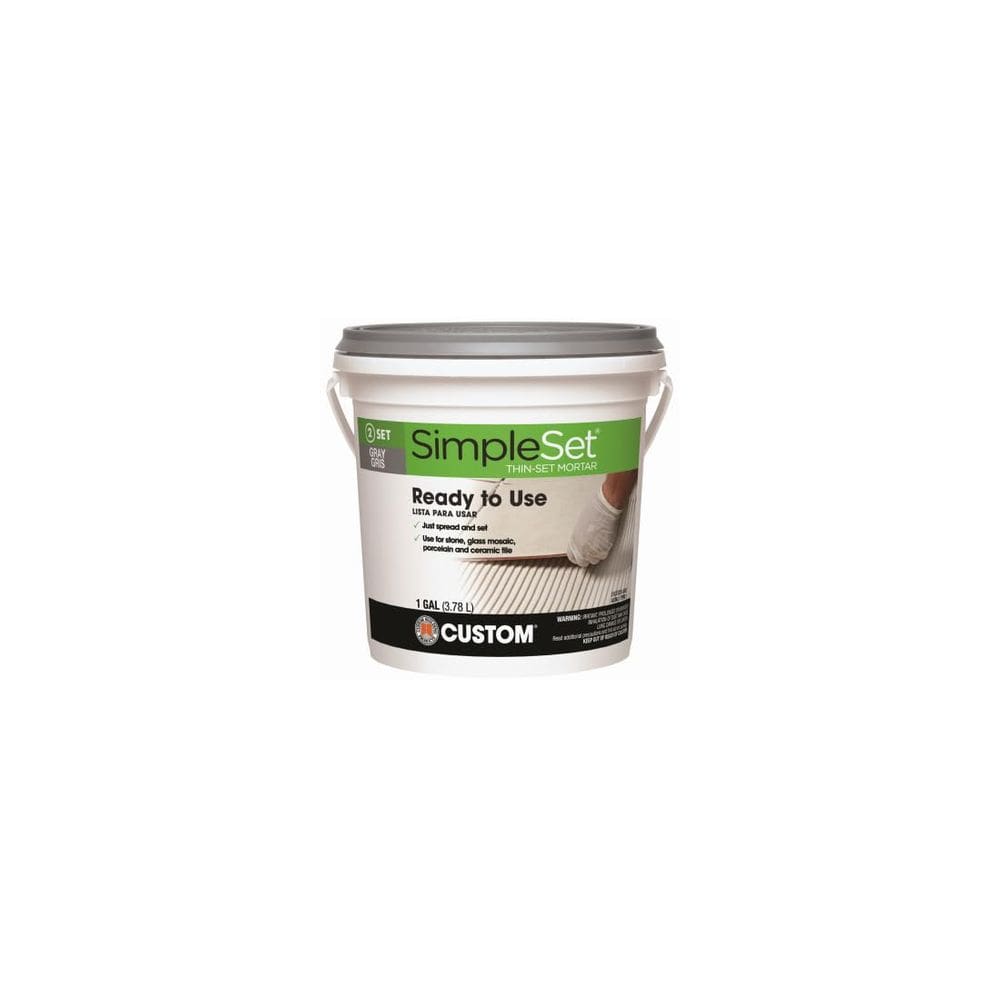Selante CUSTOM Ceramic Thin-Set Argamassa cinza 3,8 L