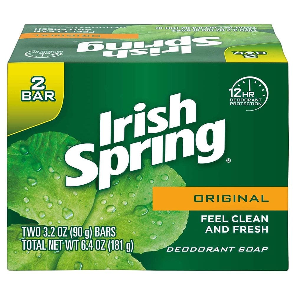 Sabonete em barra Irish Spring autêntico Scent 2 barras 181g