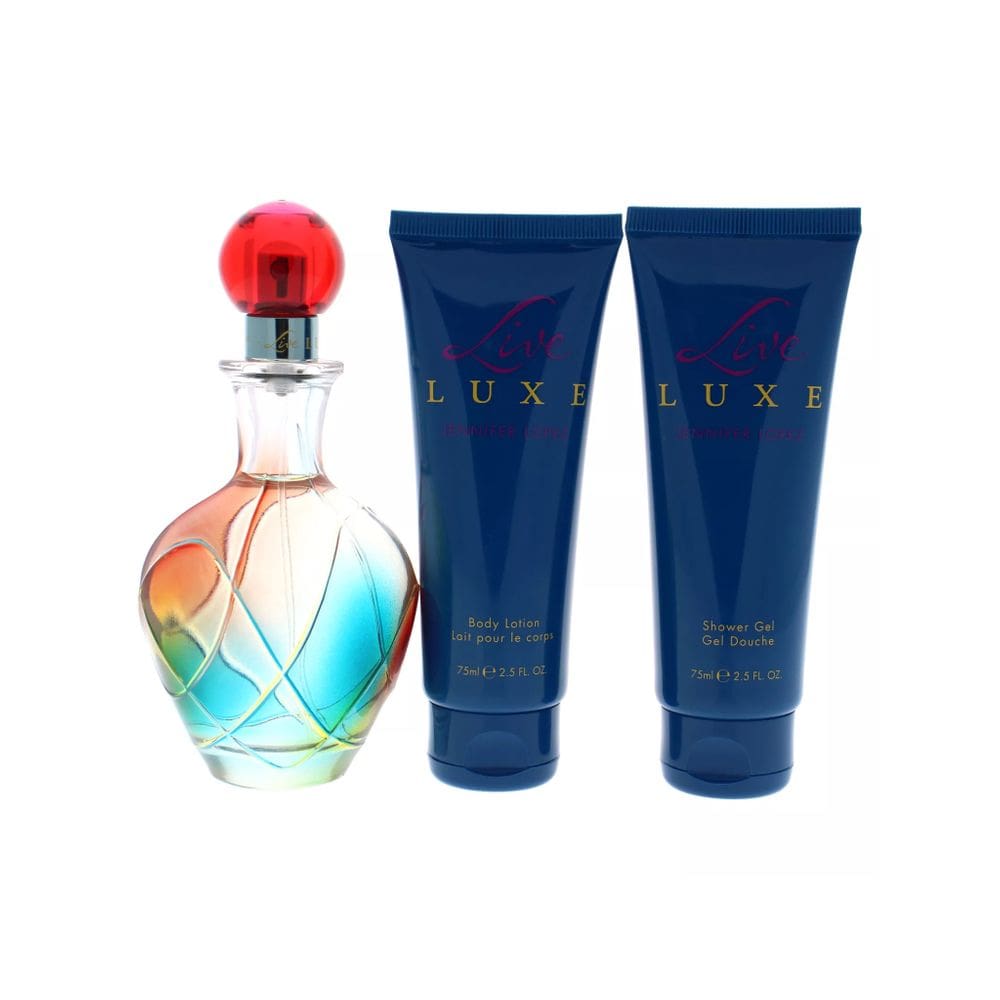 Conjunto de fragrâncias Jennifer Lopez Live Luxe para mulheres 225 ml