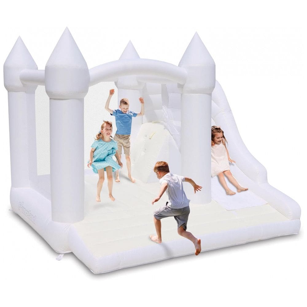 Pula-Pula Castelo Palace Daydreamer Cloud da Bounceland, 3,29 m de comprimento x 2,99 m de largura x 2,65 m de altura, Cesta de Basquete