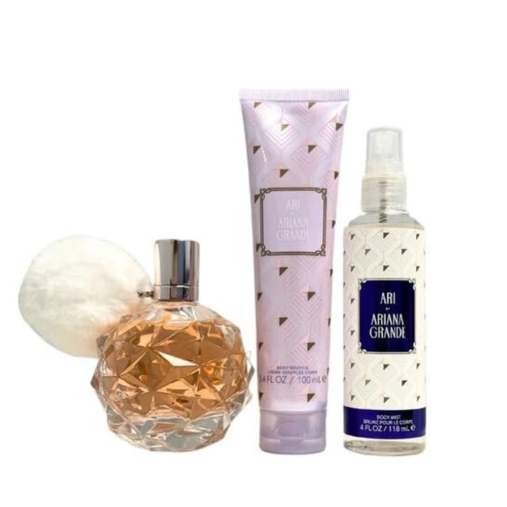 Conjunto de perfume para presente Ariana Grande Ari 100ml Eau de Parfum 3 peças