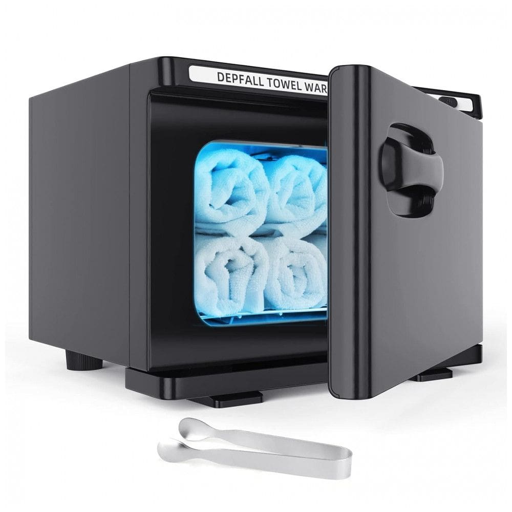 Aquecedor de Toalha Elétrico para Barbearia 8L, 110V, DEPFALL, Preto