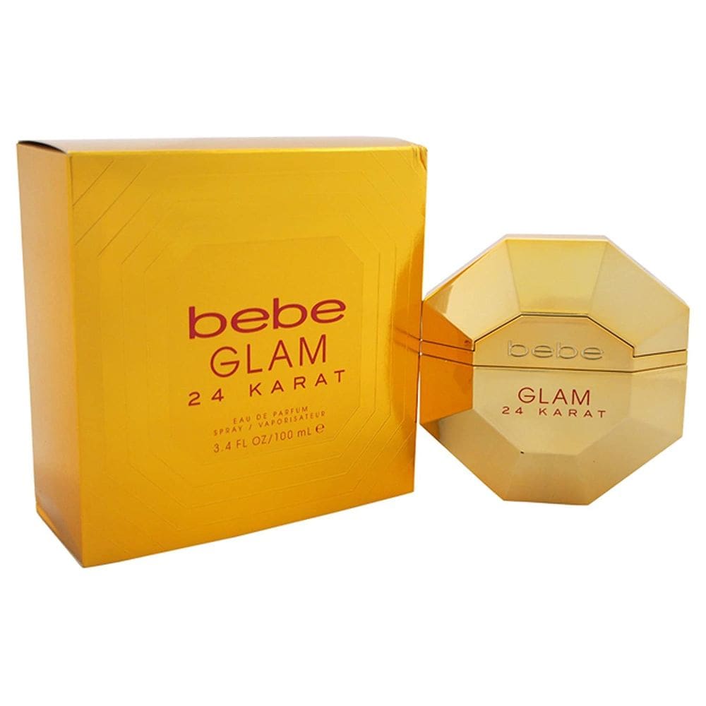 Bebe Glam 24 Karat Eau De Parfum Spray 3.4 Oz