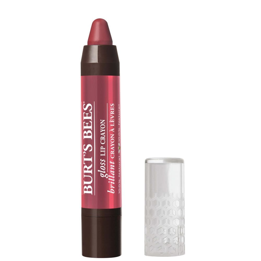 Lip Crayon Burt`s Bees, brilho hidratante 100% natural