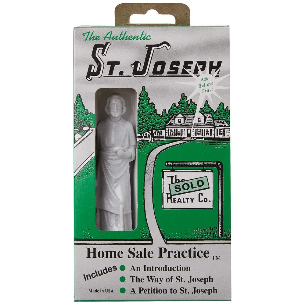 Design de escultura Toscano St. Joseph Home Sale Practice 8 cm