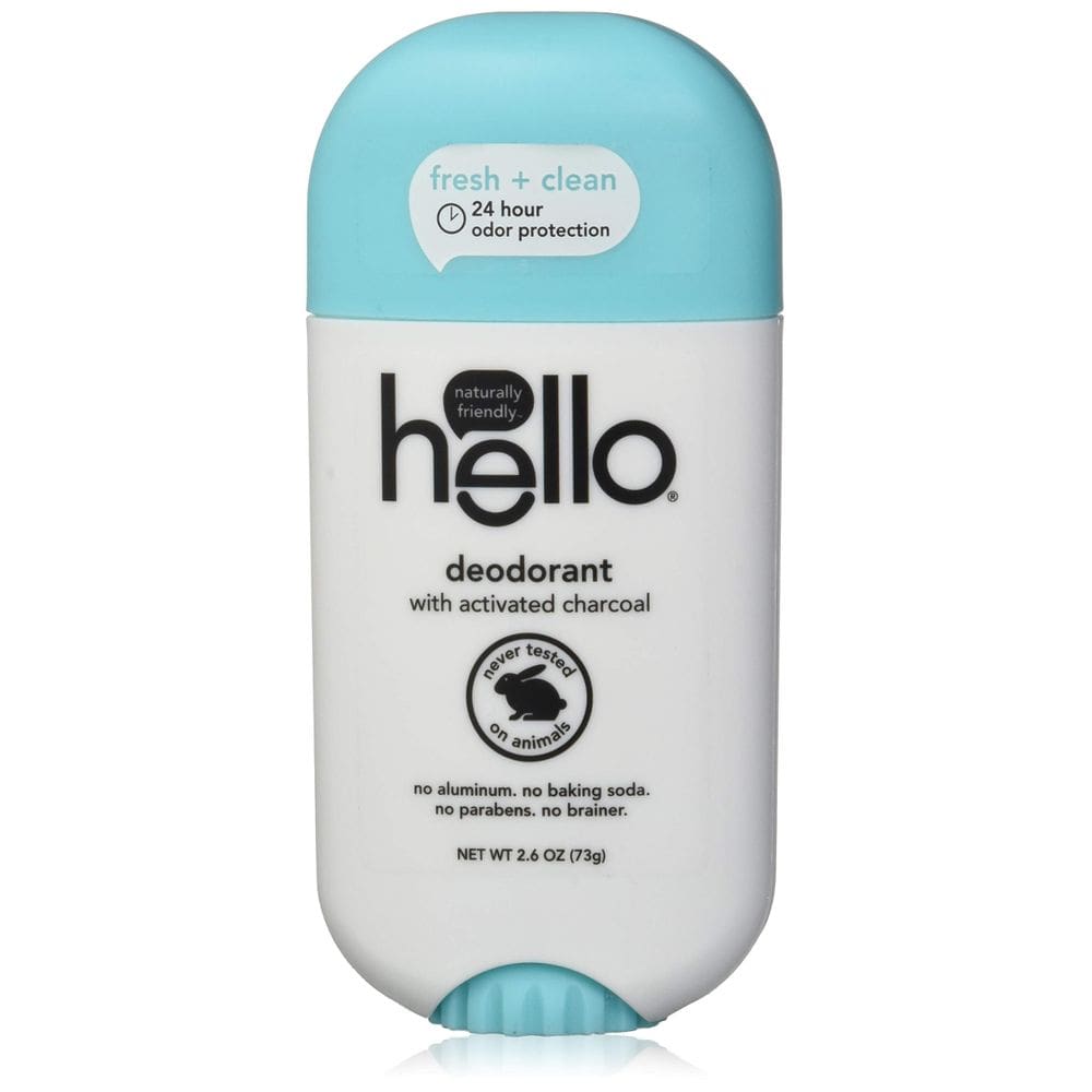 Desodorante HELLO Clean and Fresh com carvão ativado 75mL