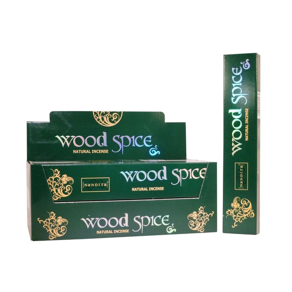 Incenso Nandita Wood Spice Natural 180g