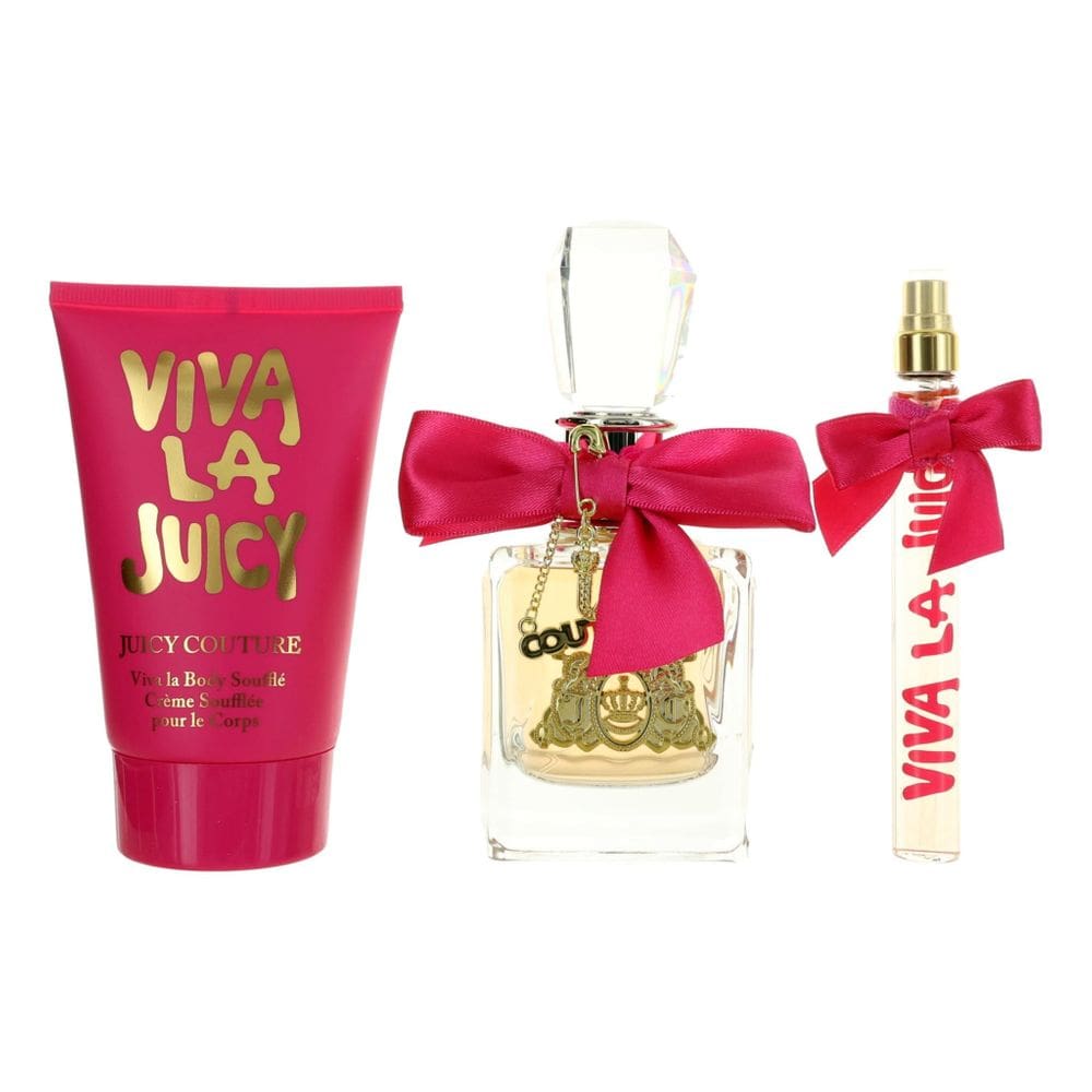 Conjunto de perfume de presente Juicy Couture Viva La Juicy para mulheres 50 ml