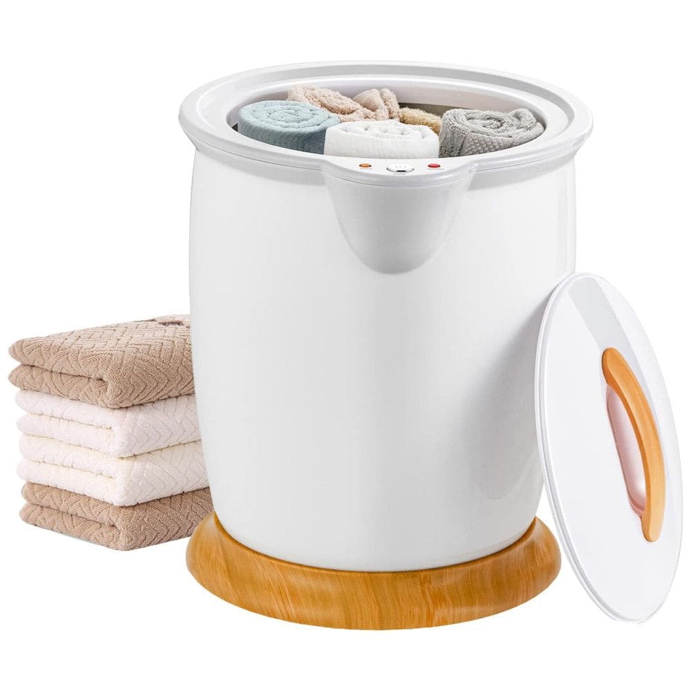 Aquecedor de Toalha Elétrico 20L com Desligamento Automático, 110V, Giantex, Branco