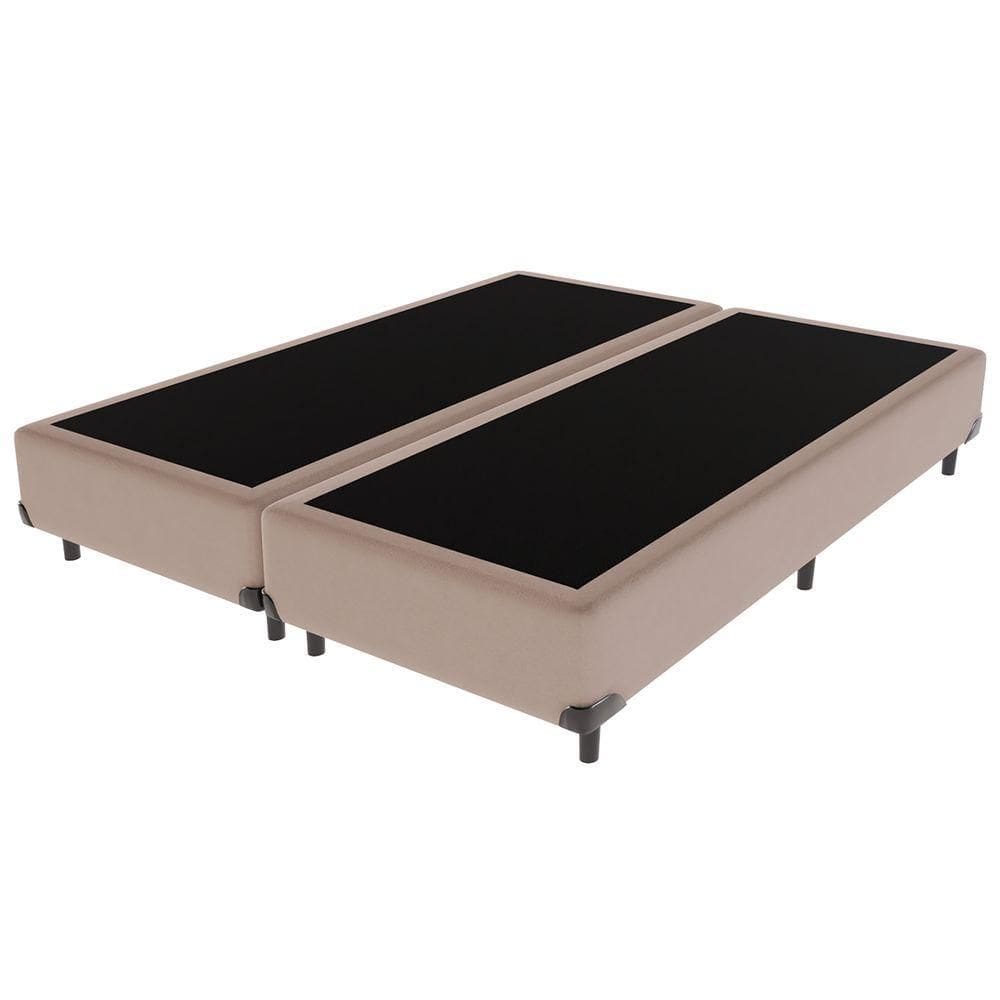 Cama Box Queen Bravus 158x198x44 Bege
