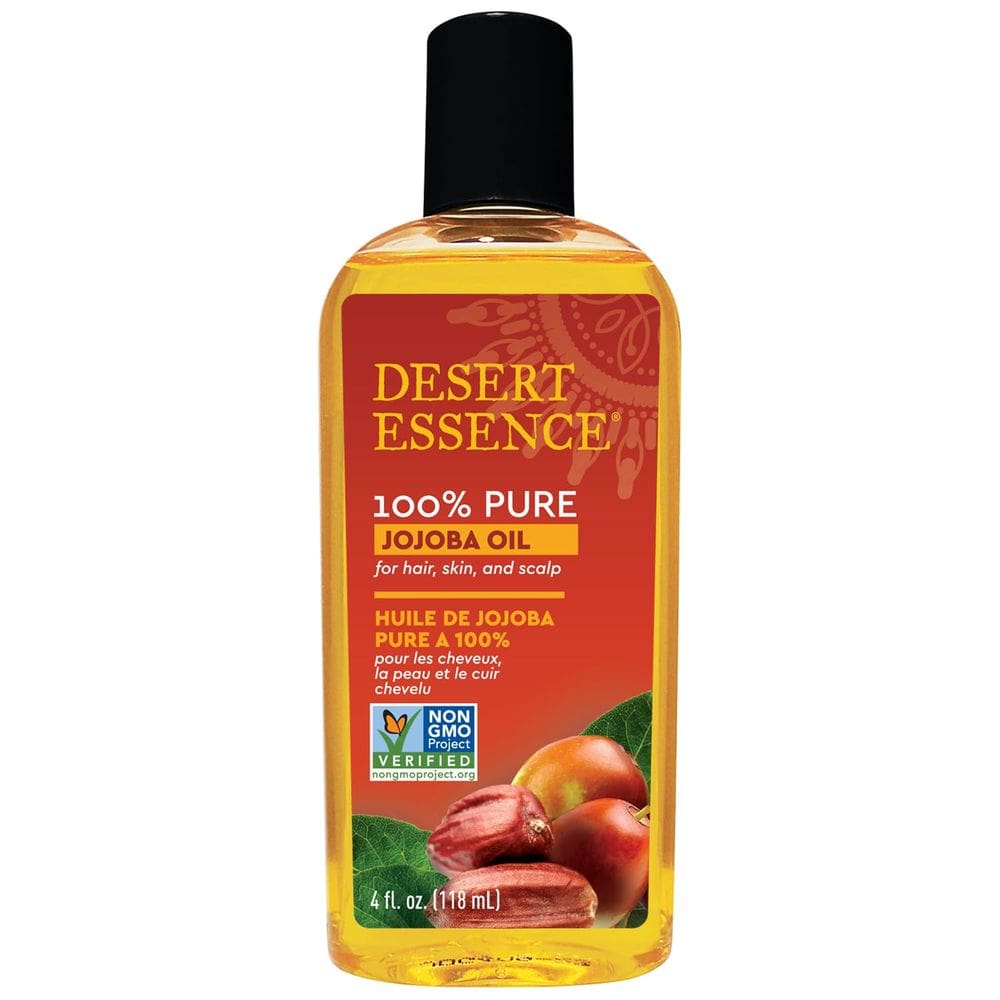 Óleo de jojoba Desert Essence 100% puro 120 ml para cabelo e pele