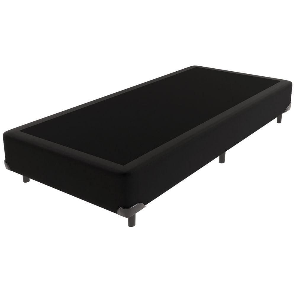Cama Box Solteiro Bravus 78x188x44 Preto