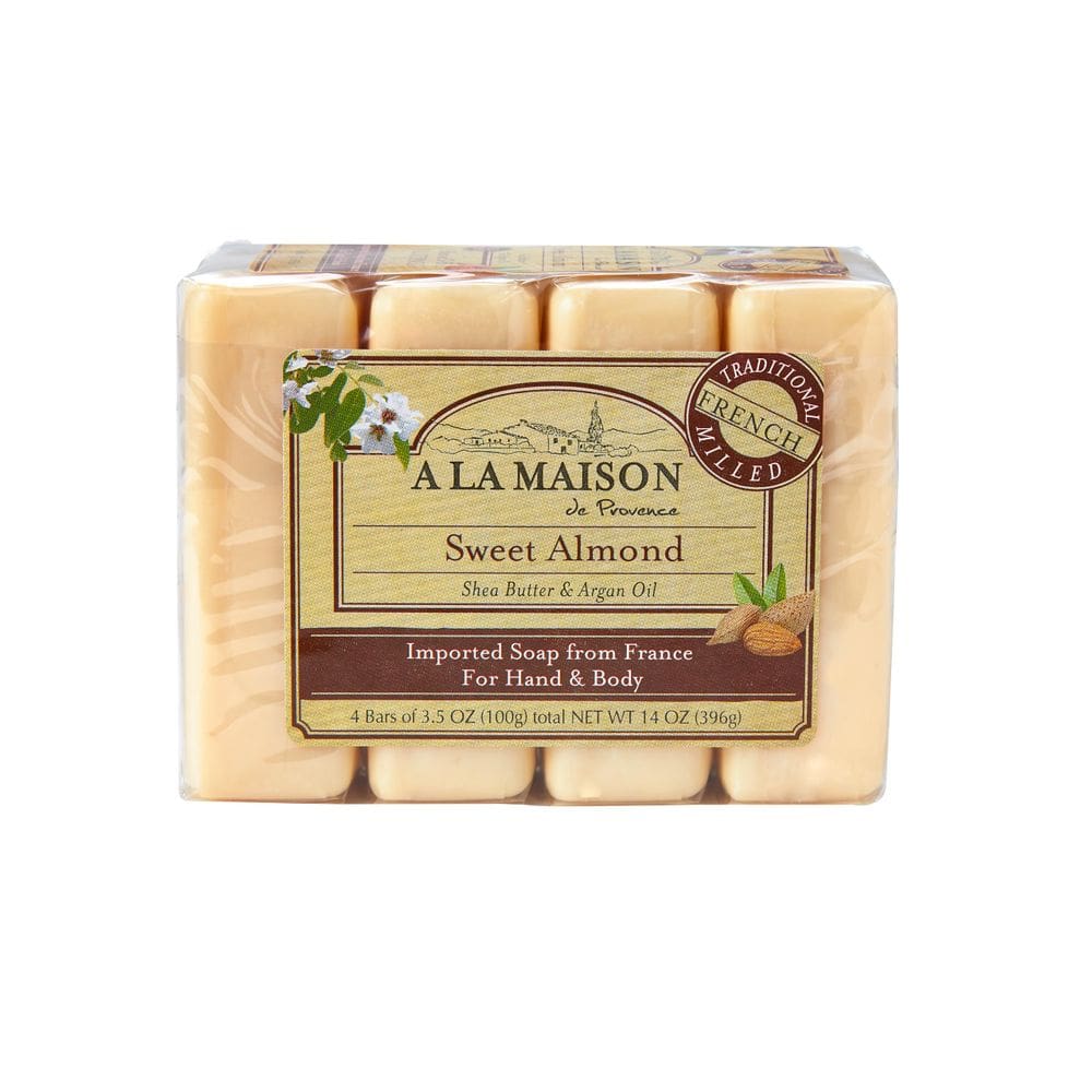 Sabonete em barra A LA MAISON Amêndoa Doce Sem Perfume 100g (4 barras)