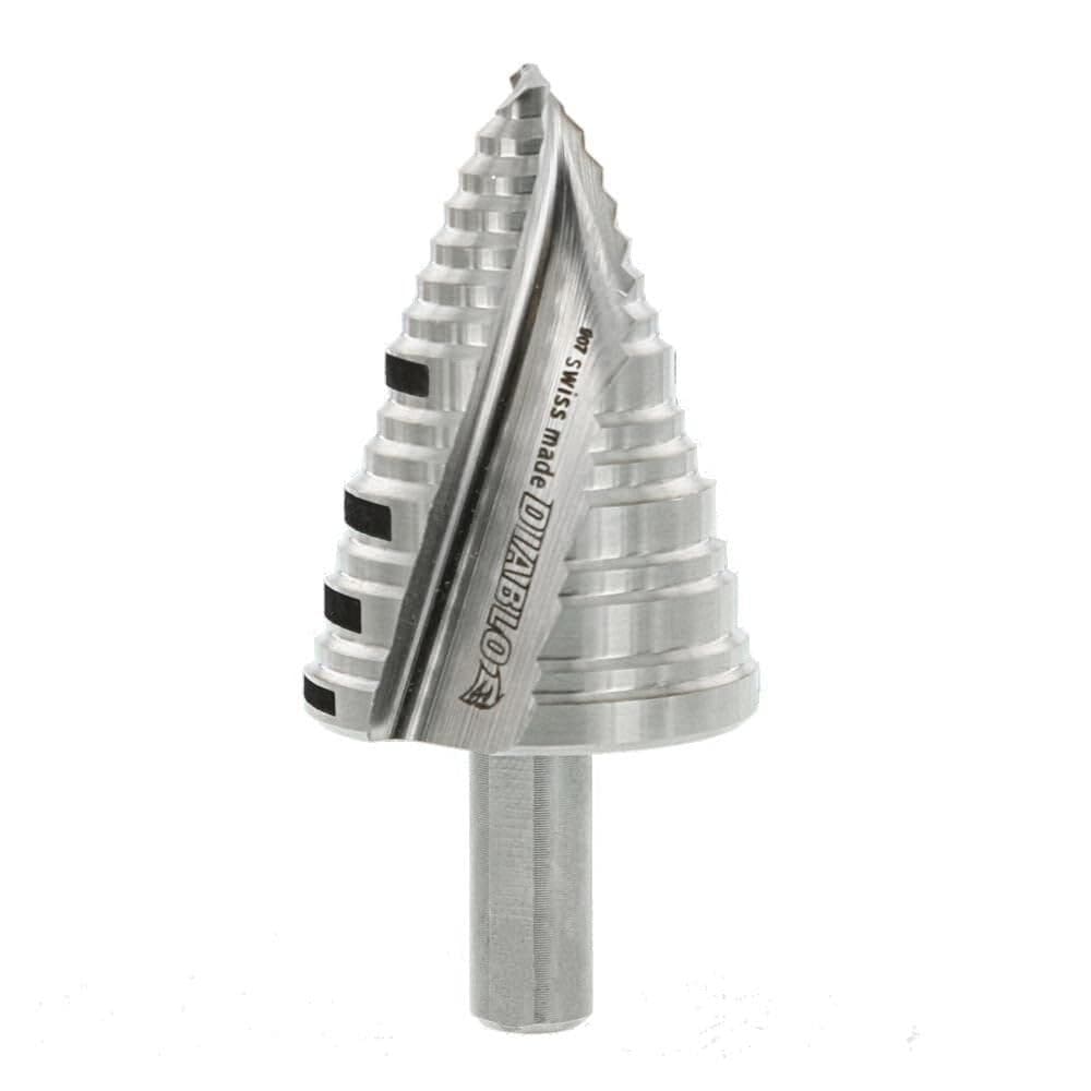 Broca escalonada de impacto Diablo DSD1375S15, 15 pasos, vástago de 3/8”