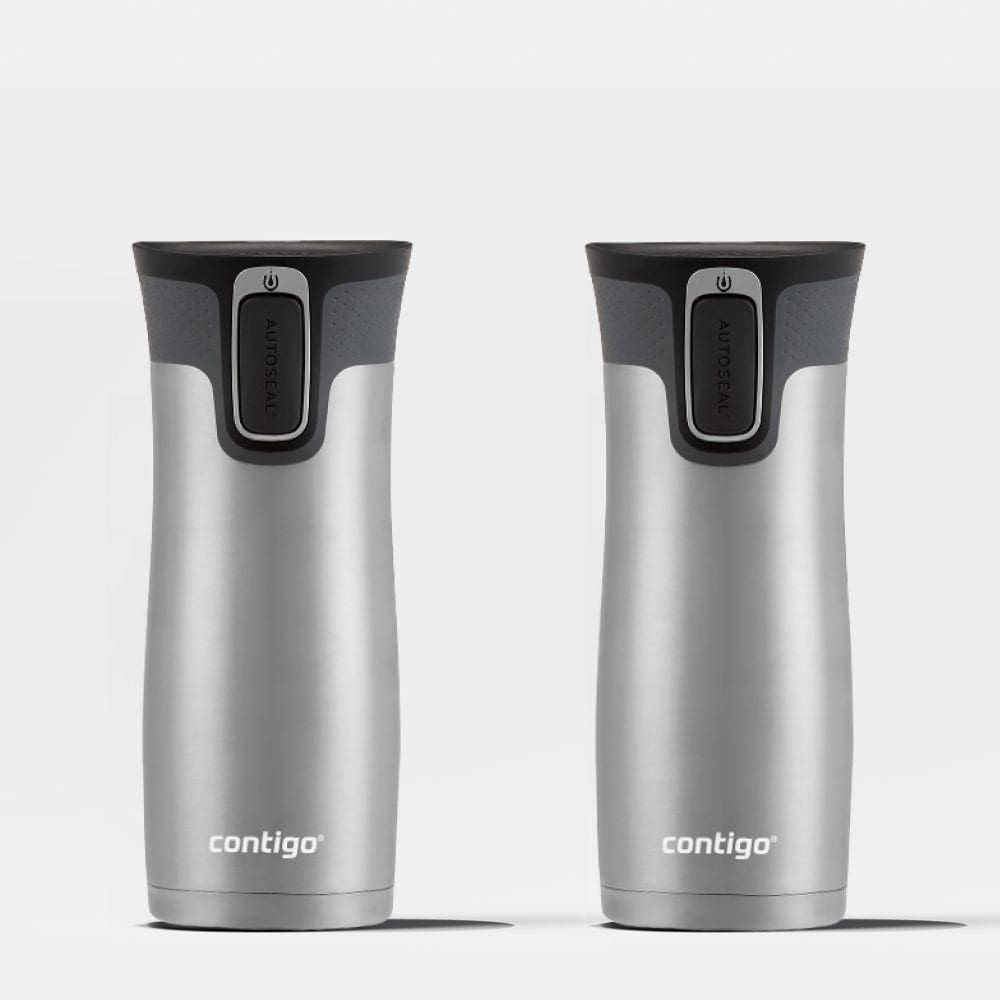 Kit Com 2 Copos Térmicos West Loop Autoseal® Inox Contigo | 473ml