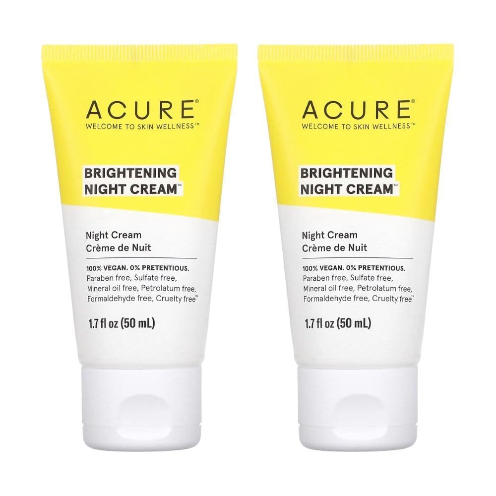 Creme de noite Acure Brightening 50mL (pacote com 2)
