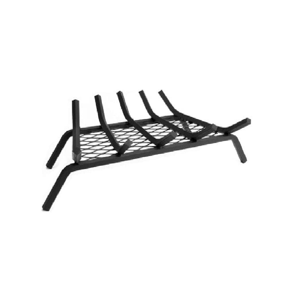 Rejilla para Chimenea Pleasant Hearth de Acero Negro para Interior de 17 cm