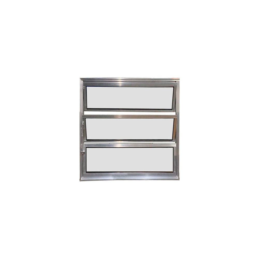 Vitro Basculante de Alumínio Brilhante 60x40 Linha 25