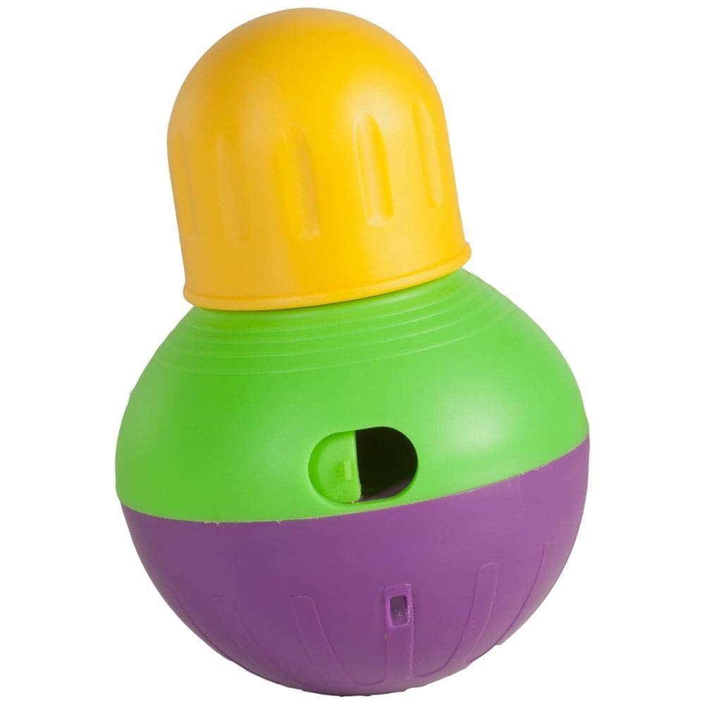 Brinquedo Interativo Automático e Distribuidor de Petiscos Grande Strk, STRK SMBALS, Amarelo