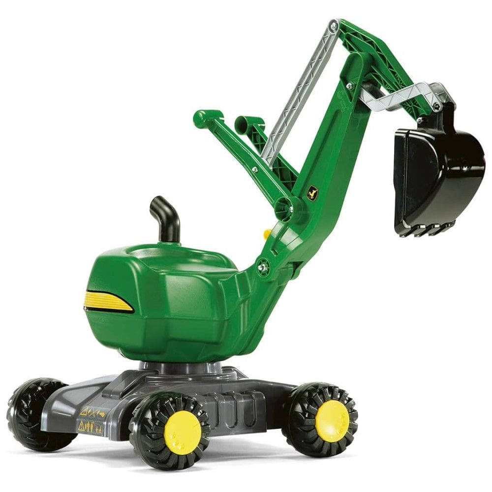Escavadeira de 360 Graus, para Crianças com Mais de 3 Anos Rolly Toys John Deere, Verde