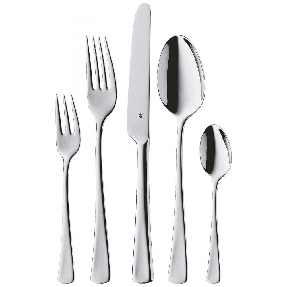 Conjunto de Talheres 30 Peças para 6 Pessoas, Cromado Polido em Aço Inoxidável, WMF Denver