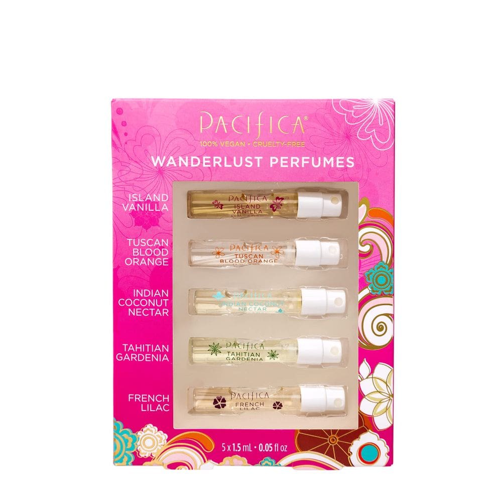 Conjunto de perfumes Pacifica Beauty Wanderlust Island Vanilla 5x10ml