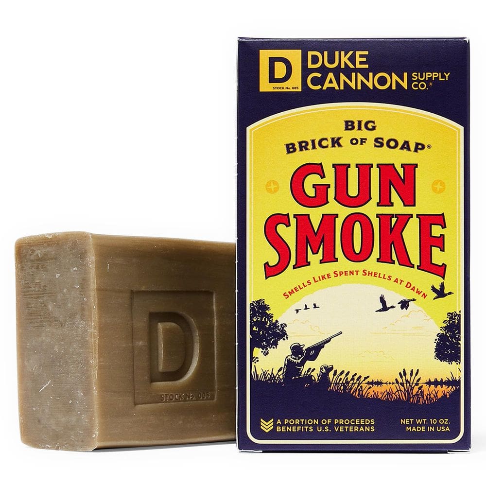 Sabonete masculino Duke Cannon Gun Smoke 283g Big Brick
