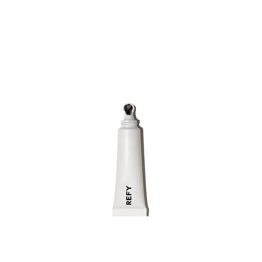 Brilho labial REFY Blush (rosa claro, neutro) com máscara de lençol