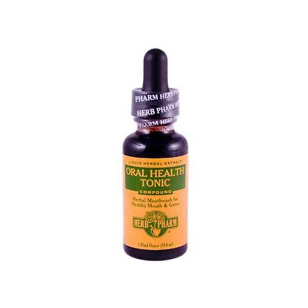 Extrato líquido de ervas aromáticas Oral Health Tonic Herb Pharm 30mL