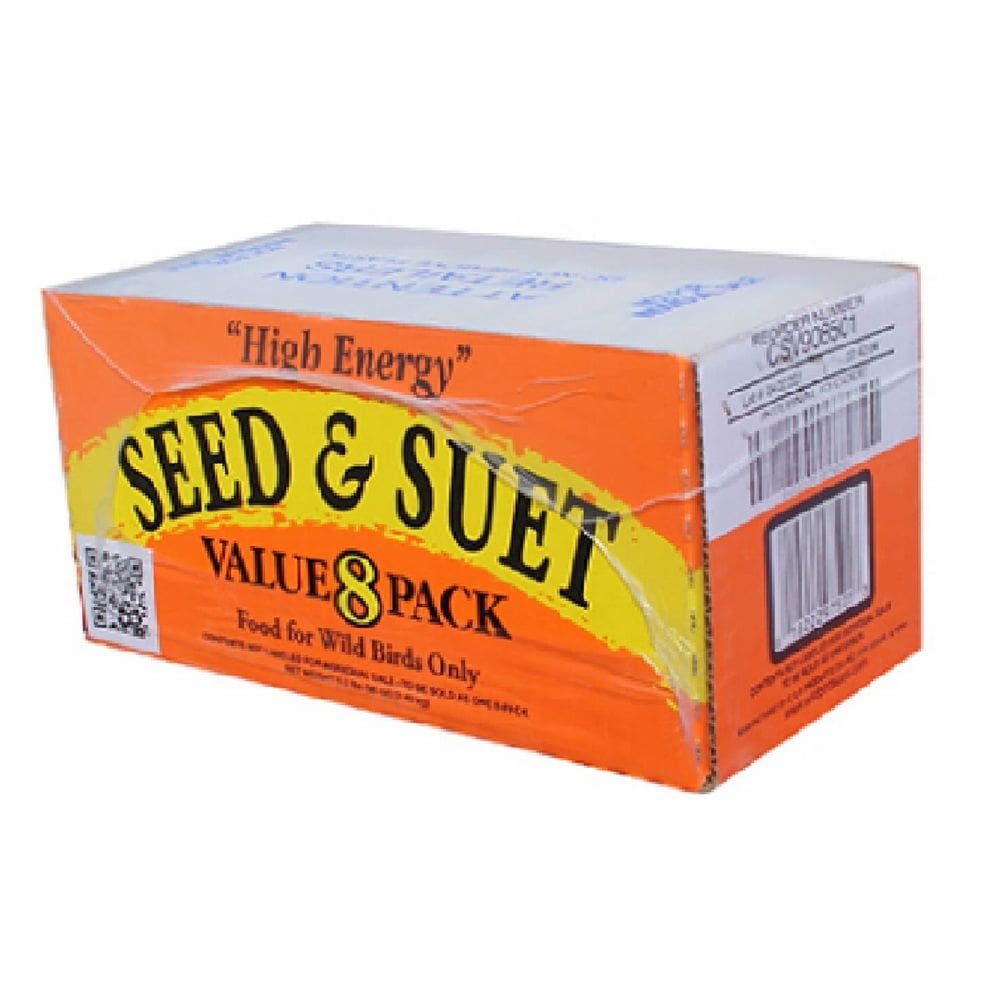 Suet C&S HI Energy 8PK de alta energia com sementes e sebo de sebo
