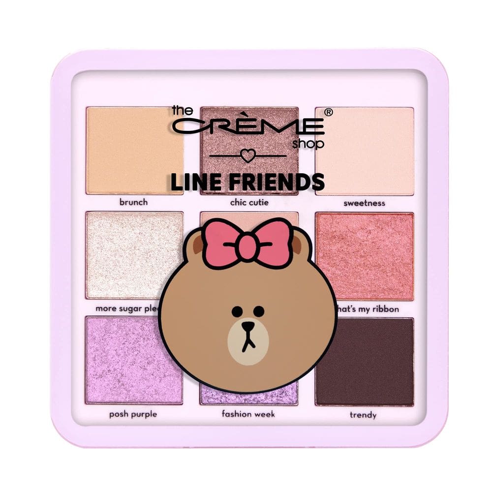 Paleta de sombras The Crème Shop CHOCO`S SWEET & LOVELY 9 Shades