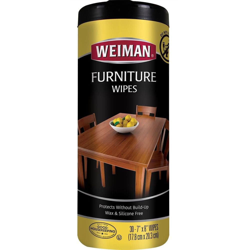 Limpador de madeira e toalhetes poloneses Weiman Clean & Protect 30ct