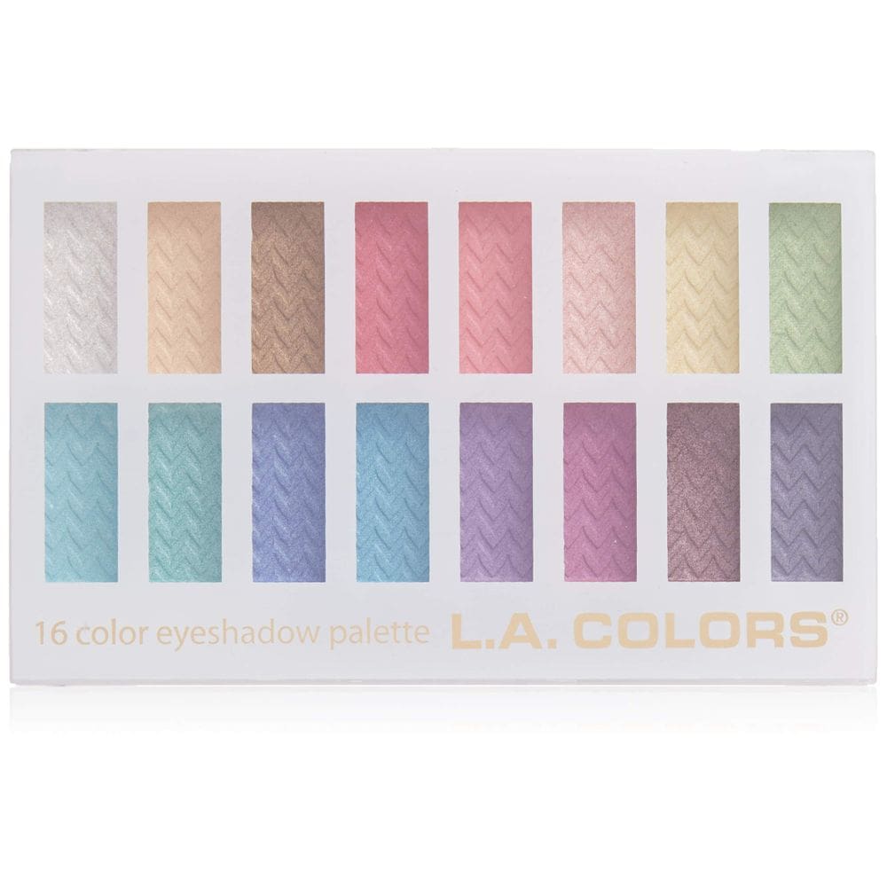Paleta de sombras L.A. COLORS Haute 30mL 16 cores