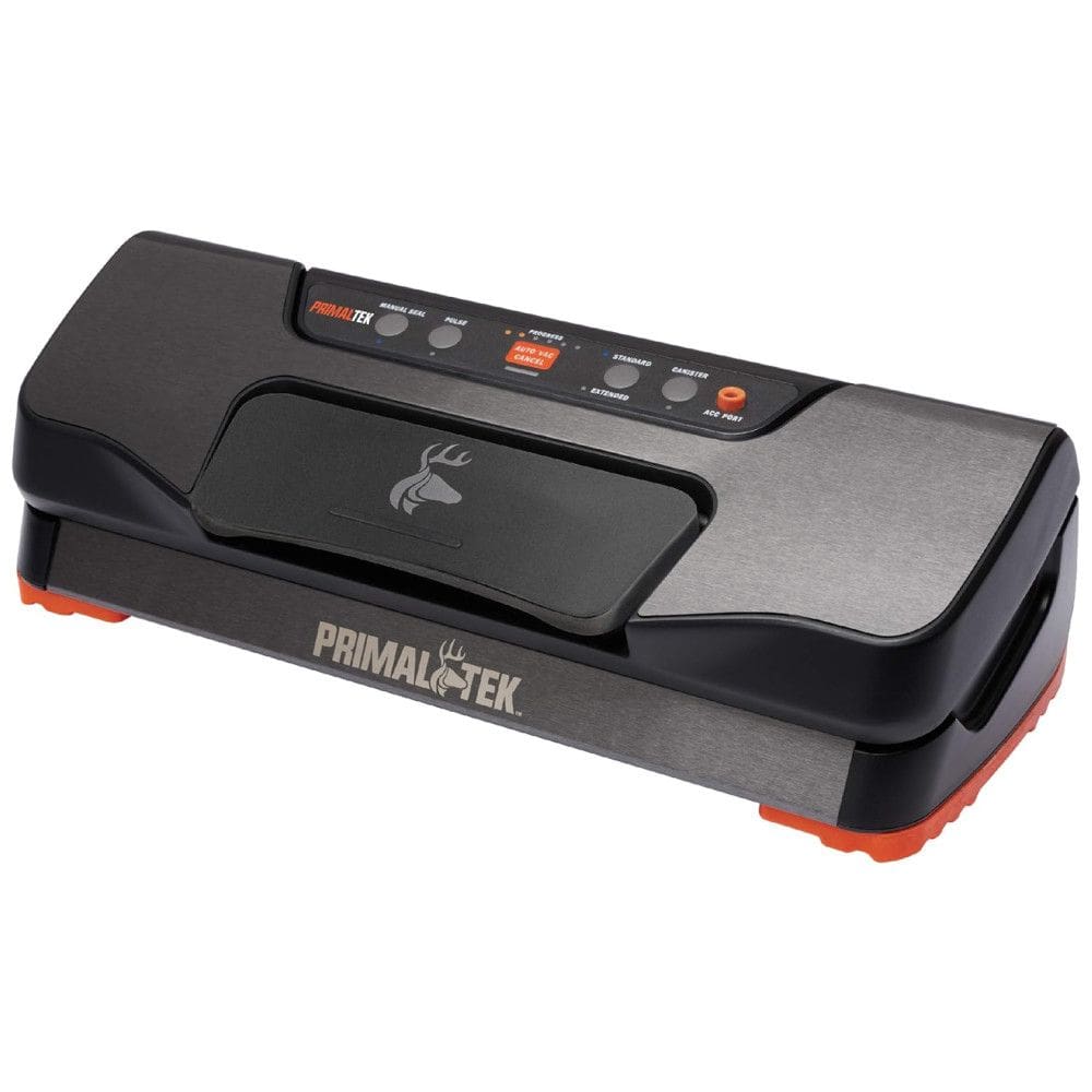 Seladora a Vácuo Automática ou Manual para Alimentos Secos e Úmidos, 110V, PrimalTek, Preta