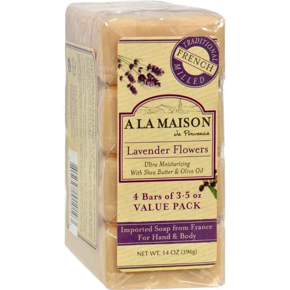Sabonete em barra A La Maison Lavender Flower Value, pacote com 4