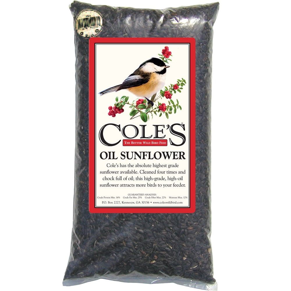 Bird Seed COLE`S OS08 Óleo de girassol preto 3,6 kg