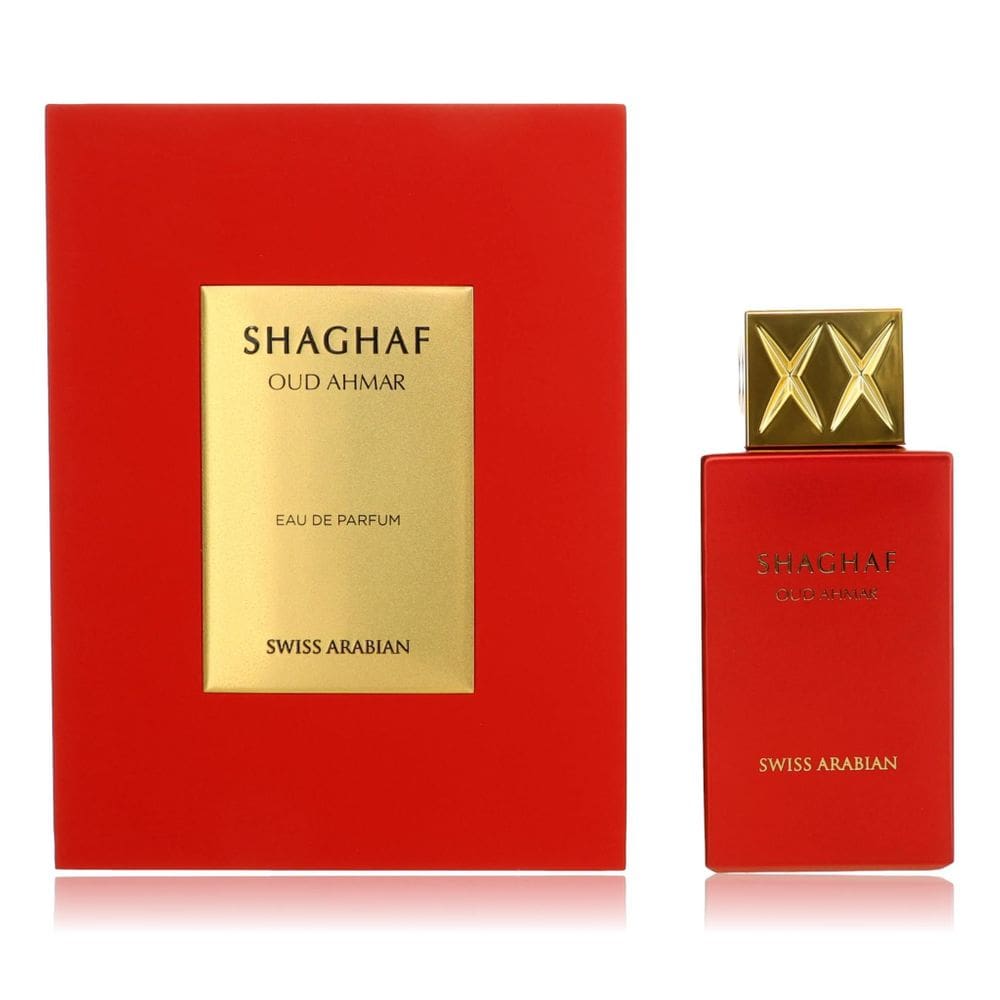 Perfume da Arábia Suíça Shaghaf Oud Ahmar Eau de Parfum 75mL