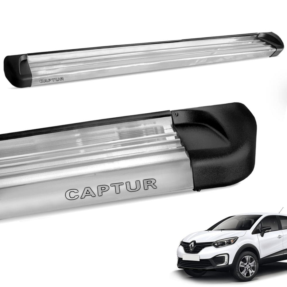 Estribo Lateral Captur 2017 a 2025 Alumínio Polido Track