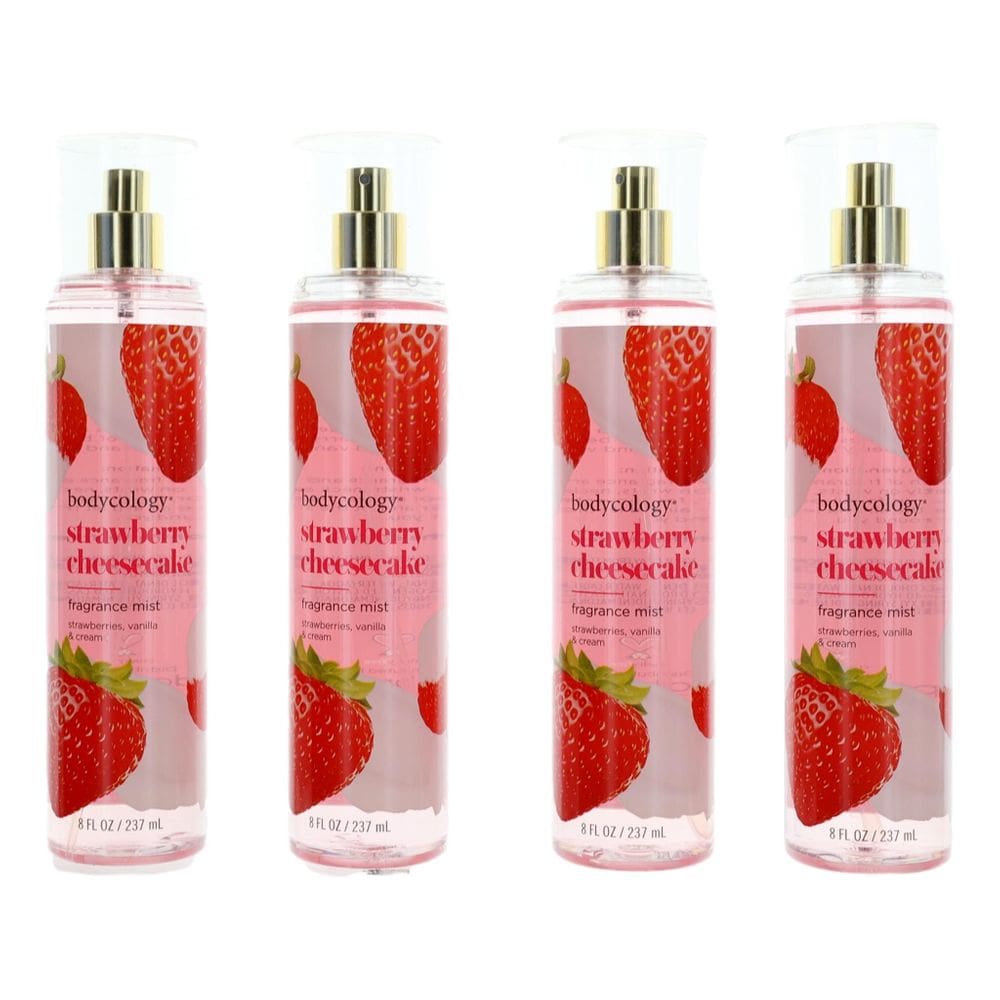 Spray corporal Fragrance Mist Bodycology Cheesecake de morango 240 mL
