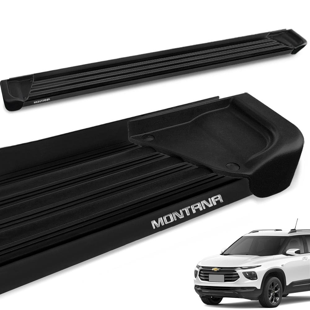 Estribo Lateral Montana 2023 a 2025 Alumínio Preto A1