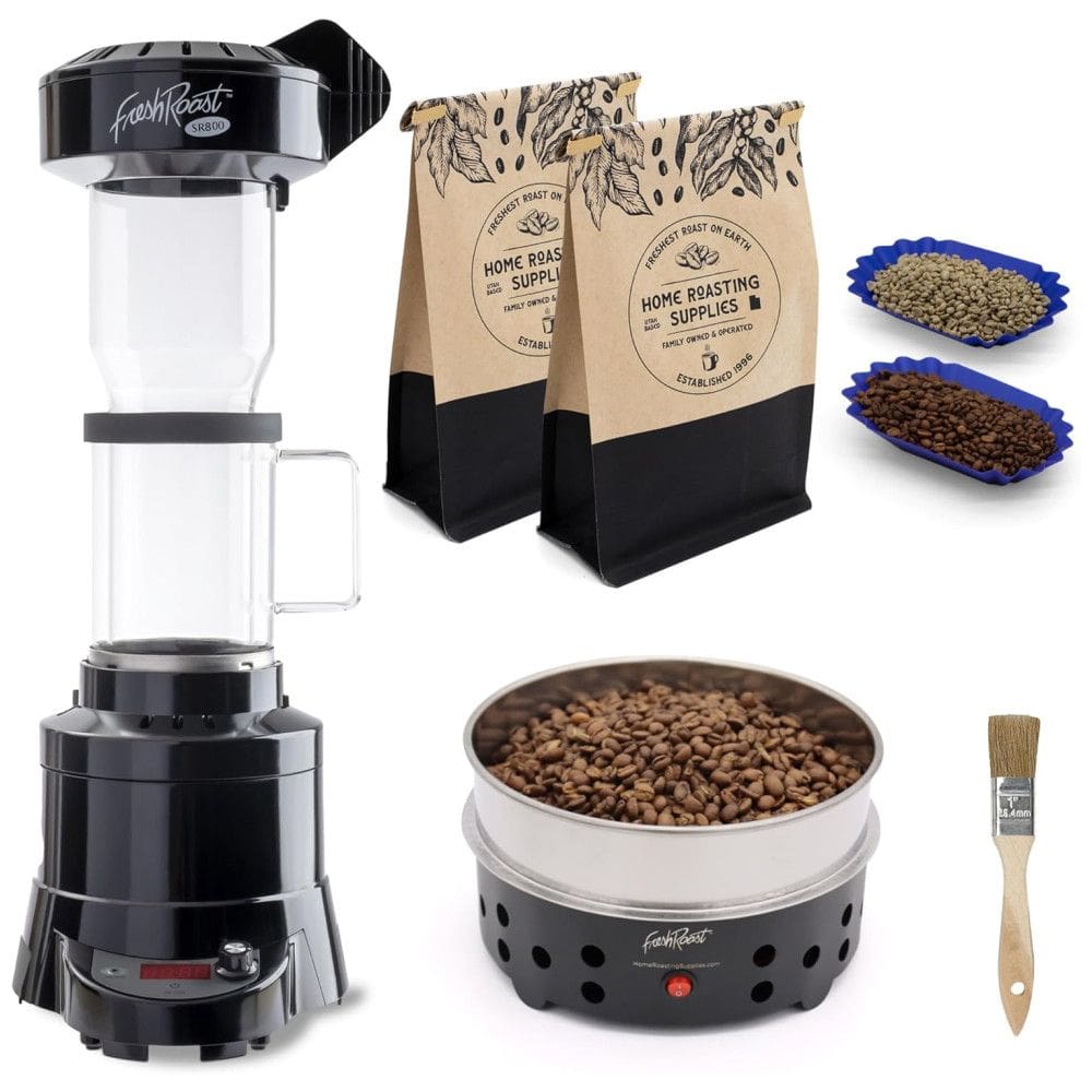 Torrador de Café Fresco até 1 kg para Uso Doméstico, 110V, Preto