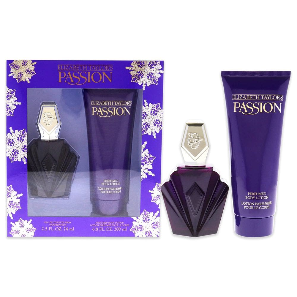 Conjunto de presentes de perfume Elizabeth Taylor Passion para mulheres
