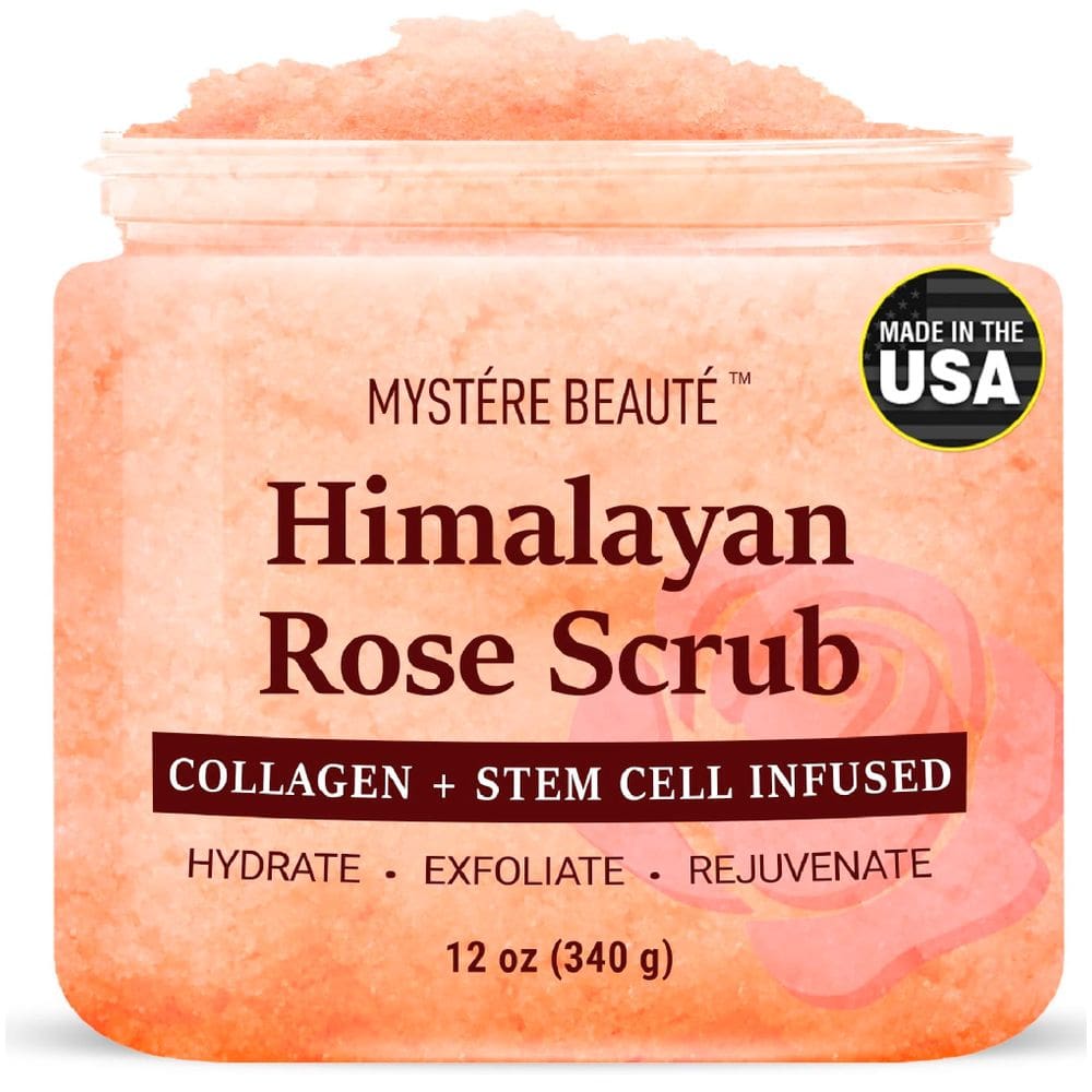 Esfoliante corporal MYSTÉRE BEAUTÉ Sal do Himalaia com colágeno 350mL