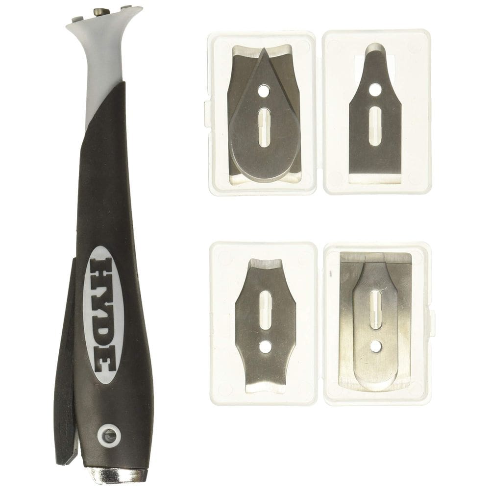 Raspador de contorno Hyde 10450 com 6 lâminas substituíveis multicolorido