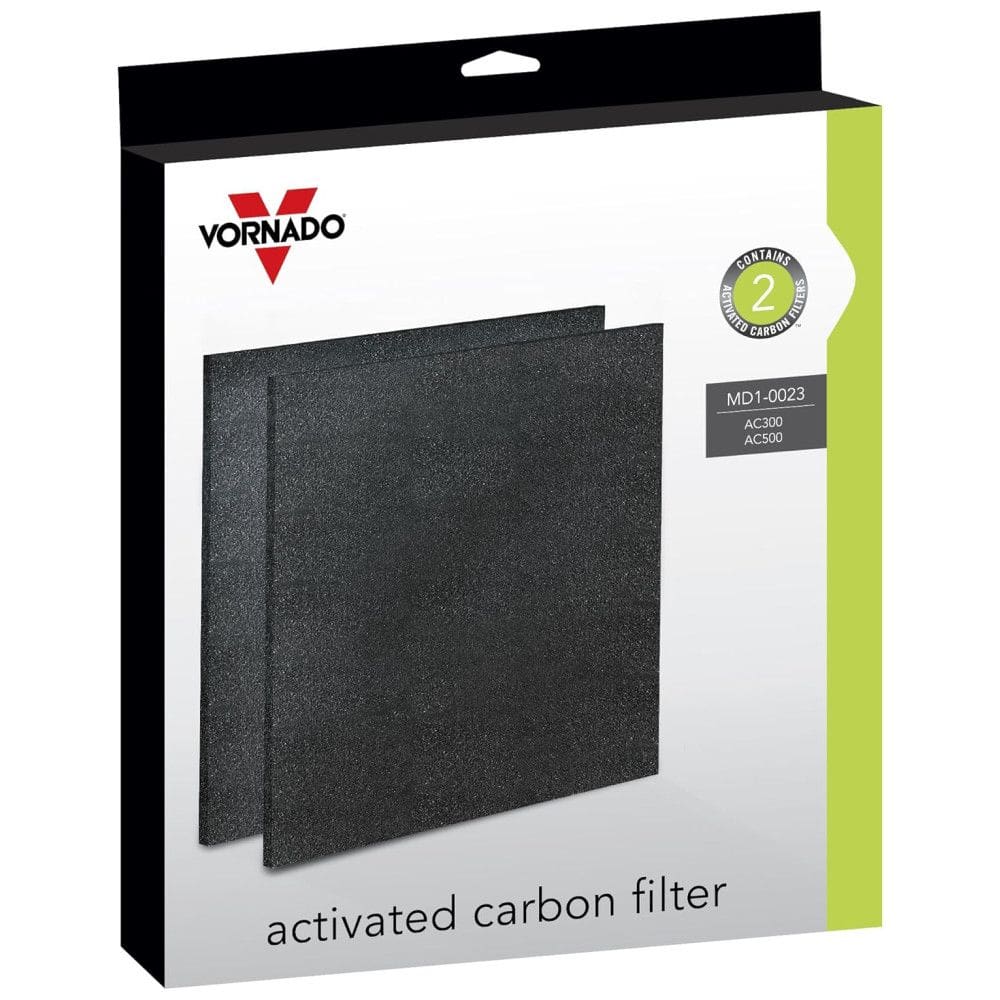 Filtros de Reposição de Carbono 2 Unidades, VORNADO MD1 0023, Cinza escuro