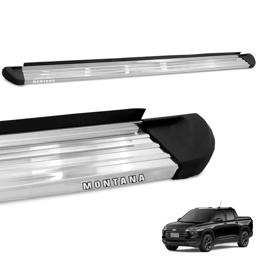 Estribo Lateral Montana 2023 a 2025 SUV Aluminio Polido