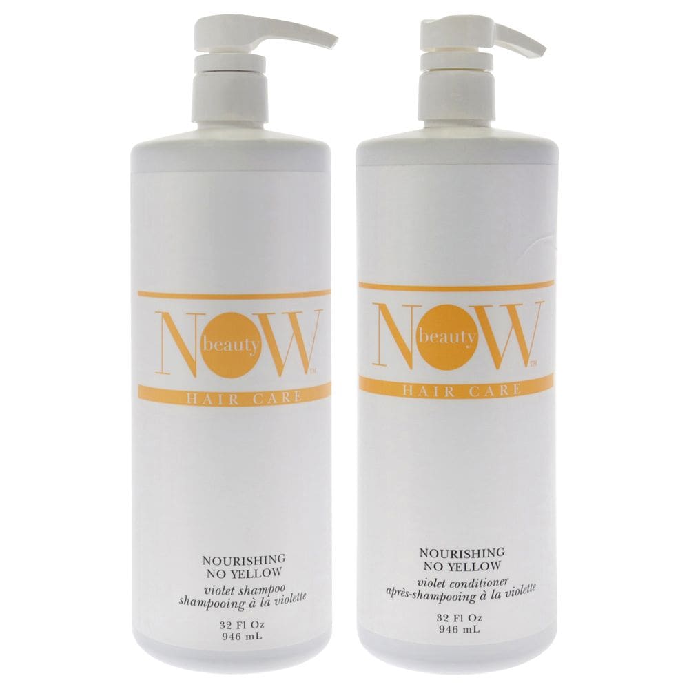 Kit Hair Care NOW Beauty No Yellow, 2 unidades de shampoo unissex e 960 ml